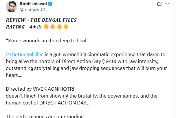 The Bengal Files Movie Review